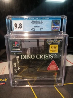 CGC 9.8 A++ !!! Dino Crisis 2 PS1 Sony Playstation Capcom Japanese NTSC-J Sealed - Image 1 of 2