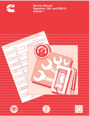 Cummins ISX и QSX15 Vol. Руководства по обслуживанию 1 и 2 БЕСПЛАТНАЯ ДОСТАВКА - Изображение 1 из 4