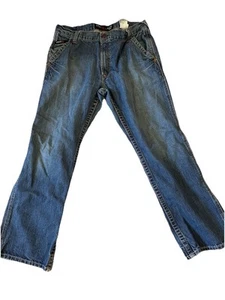 Ariat FR M4 Jeans Herren 36x30 Blau Relaxed Boot Western Denim Arbeit - Bild 1 von 8