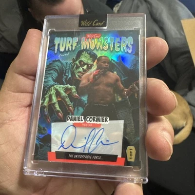 Wild Card Turf Monster Frankenstein  1/1 Auto Daniel Cormier 2025 Fighter  - Image 1 of 4