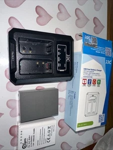 JJC USB Dual Battery Charger For Olympus Bln-1 Plus 2 Batteries - Picture 1 of 1