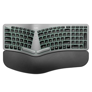 RT05 Wireless Ergonomic Keyboard, Split Keyboard with Wrist Rest, USB-C Charg... - Picture 1 of 7