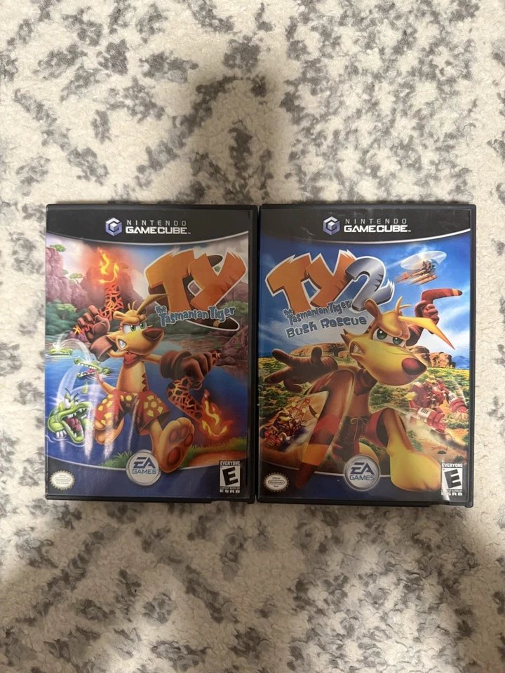 Ty the Tasmanian Tiger 1-2 Nintendo GameCube—BUNDLE PRICE! *RARE + SOUGHT AFTER* - Image 1 of 4