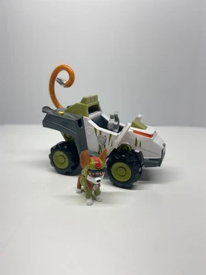 Paw Patrol Jungle Rescue Pups Rastreador Figura Off Road Mono Vehículo Spin Master Foto 1 de 4
