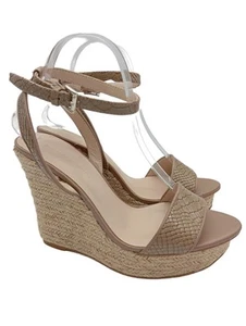ZARA BASIC Alpargatas Mujeres Sandalias Talla EU 39 blanco puro look casual - Imagen 1 de 5