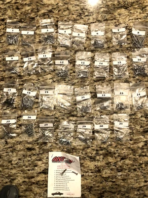 1964 1965 1966 Ford Thunderbird NORS Interior Trim Dash Mirror Etc. Screw Kit Foto 1 de 4