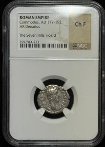 177-192 AD - Cómodo - NGC Antiguos Ch F - AR Denario - 233 - Imagen 1 de 2