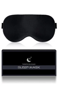 Silk Sleep Mask for Women - Soft Breathable Organic Natural Mulberry Silk Fab... - Picture 1 of 7
