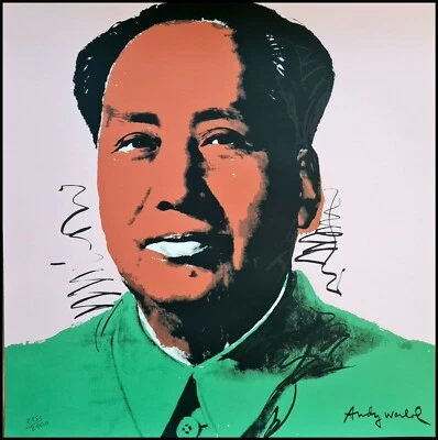 ANDY WARHOL * Mao Zedong * lithograph * Kunstdruck*limited # xx/2400 CMOA signed - Bild 1 von 4