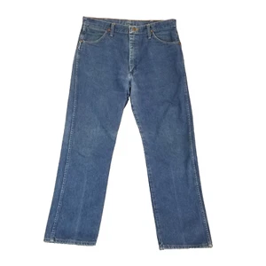 Wrangler jeans mens 36x30 regular straight Cowboy cut blue denim pants 13MWZ USA - Picture 1 of 11