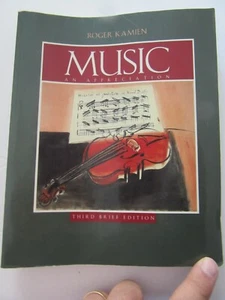 Music An Appreciation Third Brief Addtion by Roger Kamien 1998 - Picture 1 of 8