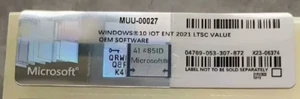 Microsoft Windows 10 Enterprise 2021 IoT MUU-00027 Single Device - Picture 1 of 1