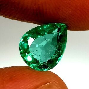 1.94ct Natural Emerald pear shape ~ AAA Exclusive beautiful collection gemstone