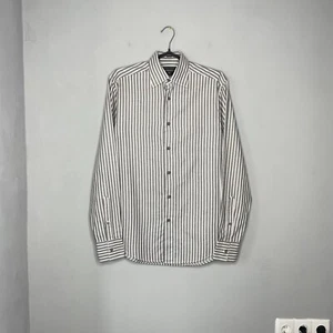 Z Zegna Mens Striped Button-Up Long Sleeve `City` Shirt Size S - Picture 1 of 9
