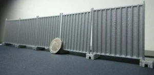 1/50 Scale temporary construction panels hoarding Diorama - 1:50, fits corgi 5pc - Picture 1 of 11