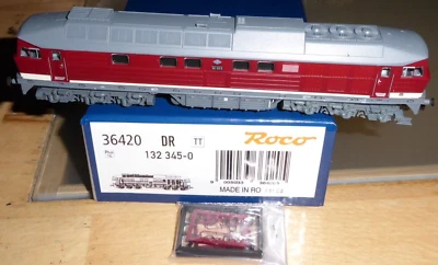 Roco 36420 Tt Diesellok Br 132 345-0 the Dr Epoch 4 With Plux 16 Dss New Boxed - Image 1 of 4