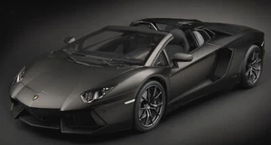 Kit 1:8 POCHER Lamborghini Aventador LP700-4 Roadster Nero Nemesis HK121F -NUOVO - Imagen 1 de 4
