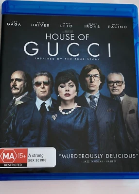 House Of Gucci (Blu-ray 2021 All Regions) Lady Gaga, Adam Driver, Jared Leto - image 1 of 2