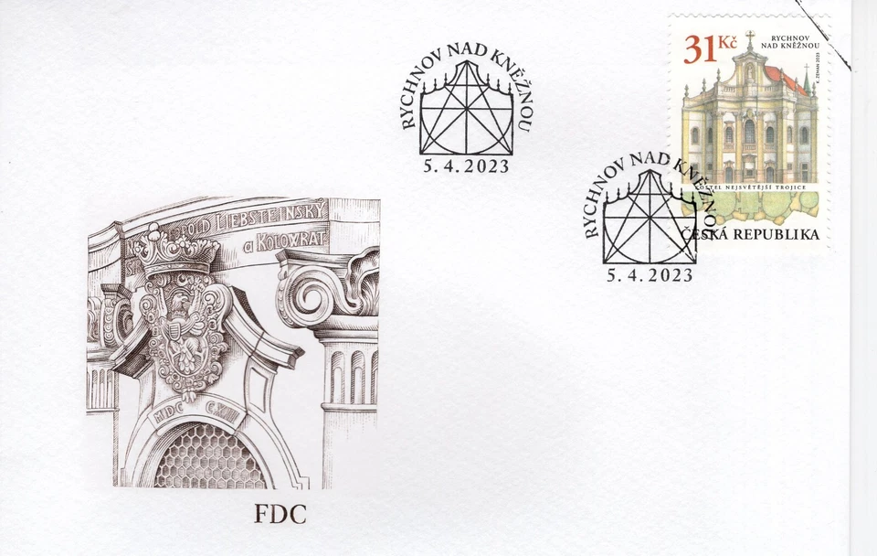 2023 Giovanni Santini and His Buildings  FDC19375 - Image 1 of 1