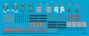 Peddinghaus-Decals 1/32 0803 Deutsche und amerkianische Luftwaffe Abschußmarkier