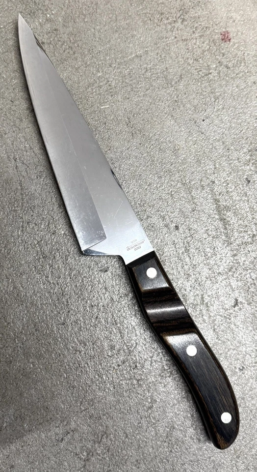 Cuchillo de chef francés EKCO punta de flecha vintage de 13-1/2” hecho en EE. UU. Foto 1 de 4