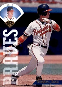 1995 Leaf Chipper Jones Atlanta Braves #369 - Foto 1 di 2