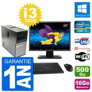 PC tour DELL 7010 Bildschirm 22 " Intel i3-3220 RAM 16Go Scheibe 500Go Windows - Bild 1 von 3