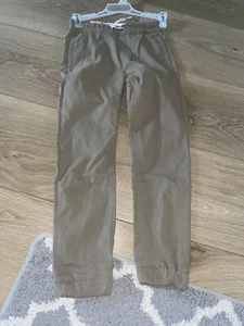 Levi's Boys Jogger Pants Elastic Waist Brown Size 6/7 - Picture 1 of 12