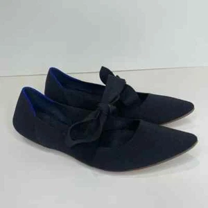 Rothy’s Damen 11 schwarze The Point Mary Jane schwarze Slipper mit Fliege flache Schuhe - Bild 1 von 10