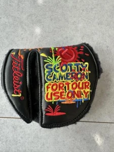 Scotty Cameron Circle T Dancing Paint Splash Mallet Putter Head Cover Rare Used - Bild 1 von 3