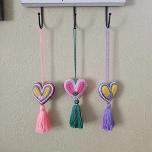 100%- Handmade Mexican Embroidered Keychain/Bag Charm/Ornament - Picture 1 of 5