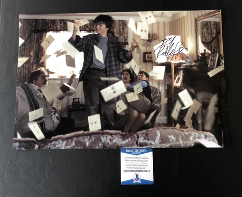 DANIEL RADCLIFFE SIGNED 'HARRY POTTER' 12X18 PHOTO AUTHENTIC AUTOGRAPH BECKETT 7 Cover