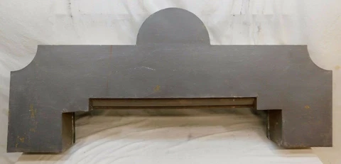 1800's Antique Metal WINDOW PEDIMENT Architrave Header VICTORIAN Style ORNATE Cover
