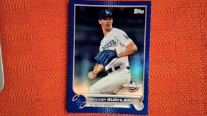 2022 Topps Opening Day Opening Day Blue Foil #175 Walker Buehler /2022 - Picture 1 of 2