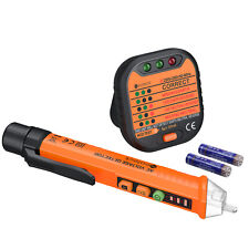 Neoteck Non-contact Voltage Tester Pen Outlet Socket Test Kit Digital Multimeter