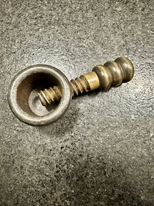 Spiral Screw Black Walnut Wood Press Nut Cracker Vintage Rustic Handmade - Picture 1 of 8