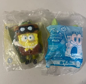 Burger King Niños Juguetes de Comida 2005 Bob Esponja Perdido en el Tiempo Piloto y Película Gary - Imagen 1 de 2