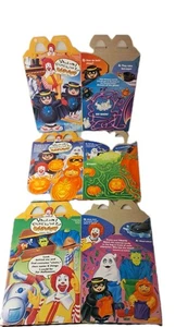 1995 McDonalds What am I Going to Be For Halloween (3) Happy Meal Boxes New NOS - Picture 1 of 5