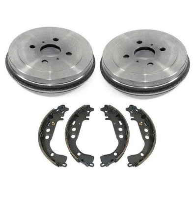 Balanced Rear Brake Drums & Organic Brake Shoes For Scion Xa Xb 2004 2005 2006 - Image 1 of 4