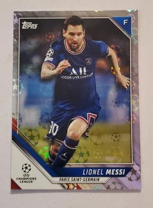 Lionel Messi 2021-2022 Topps UEFA Champions League Starball Foil SP #10 PSG - Bild 1 von 2