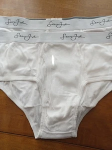 Vintage Sean John weiße Slips 2er Pack Gr. XL Herren selten RN #87958 Baumwolle - Bild 1 von 8