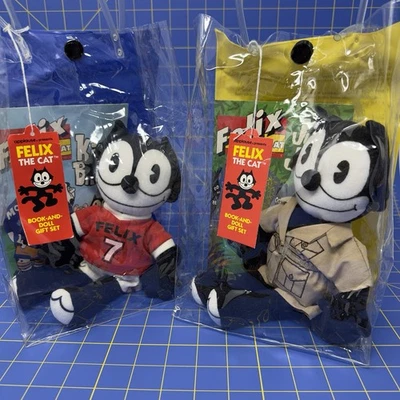 2 Juegos de Muñecas Felix El Gato Libro + Peluche Fútbol RETROCESOS Explorador JUNGLE JITTERS Foto 1 de 4