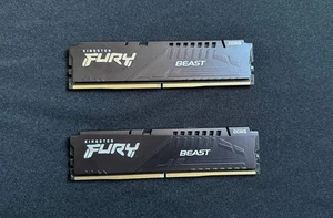 Kingston Fury Beast RAM 64GB (2x 32GB) DDR5 5200MHz CL40 (KF552C40BBK2-64) - Bild 1 von 4