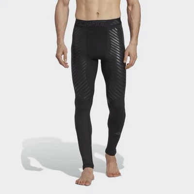 NUEVO $120 ADIDAS TECHFIT CONTROL X RHEON LEGGINGS PANTALONES NEGROS HS9812 TALLA GRANDE Foto 1 de 4