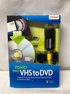 Roxio Easy VHS to DVD for Windows Create DVD Movies from VHS & Audio Tapes To CD - Picture 1 of 9