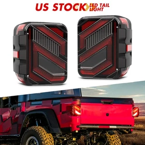 For Jeep Gladiator JT 2020-2025 Rear LED Tail Lamps Stop Reverse Turn Signal L+R - Picture 1 of 11