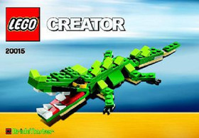 LEGO MINI ALLIGATOR 20015 Set Brickmaster Creator