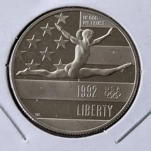 1992 Barcelona Olympics Commemorative Half Dollar - Picture 1 of 2