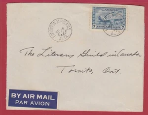 EDMONTON MPO 1315 RCAF - HQ NORTH WEST AIR COMMAND, CUT OPEN 3 SIDES #135 - Picture 1 of 2