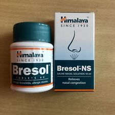 Himalaya Herbal BRESOL 60 tabs + BRESOL NS 10ml Combo Pack FREE SHIP